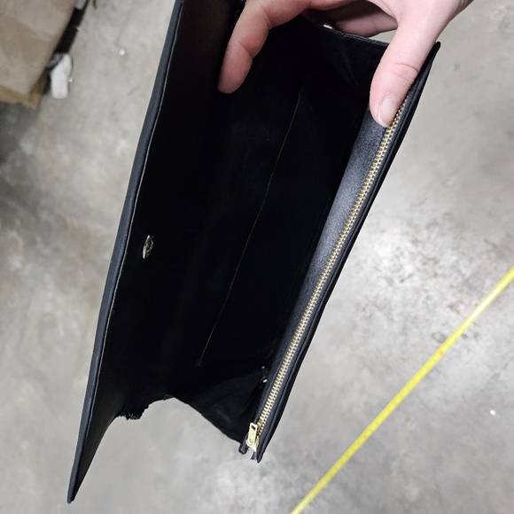 Y2K 90's Vintage Satin Embroidered Purse - Picture 4 of 6